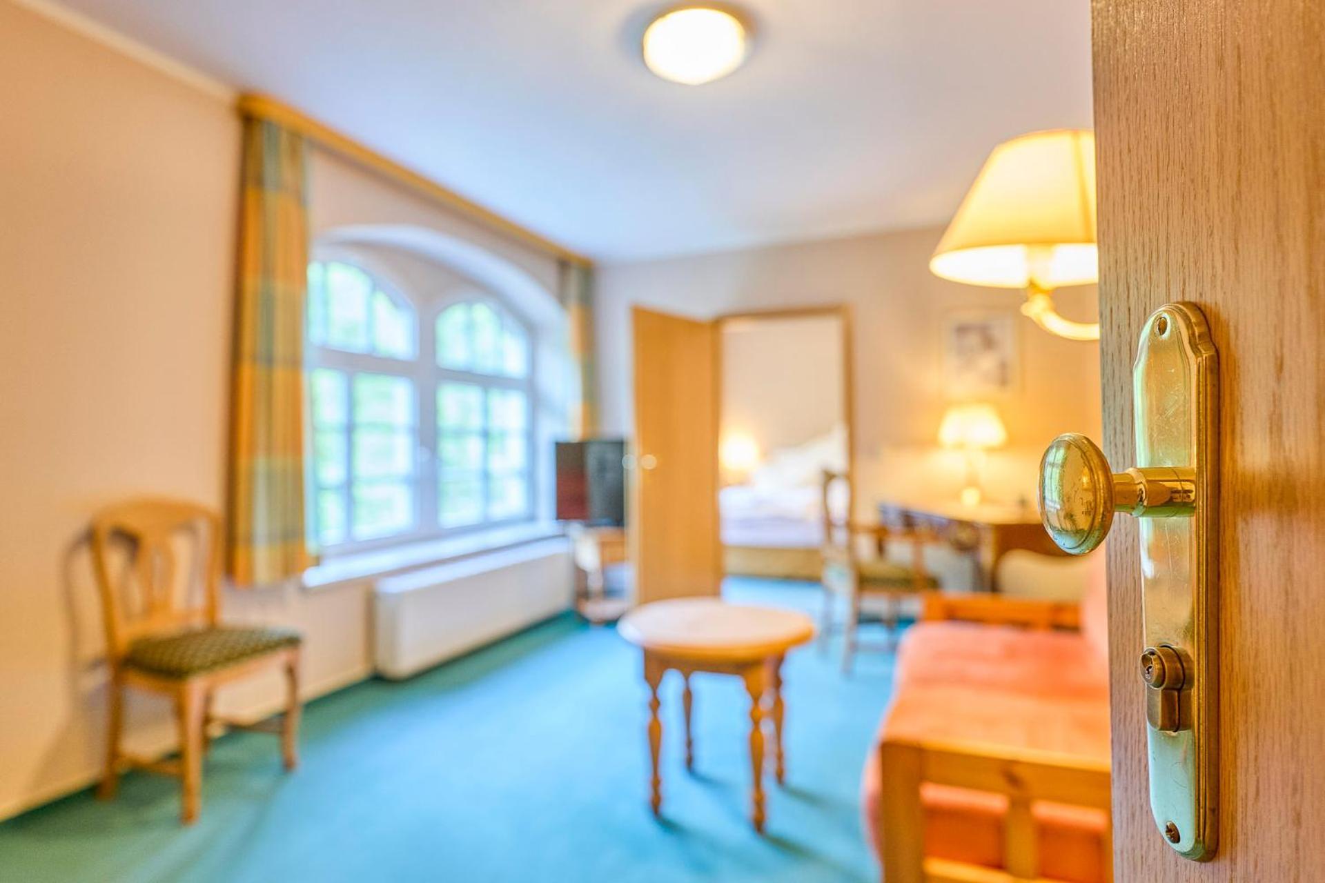 Hotel Bodeblick Thale Bagian luar foto