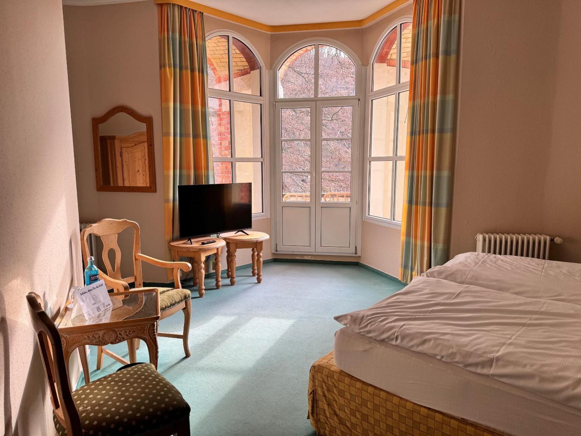 Hotel Bodeblick Thale Bagian luar foto